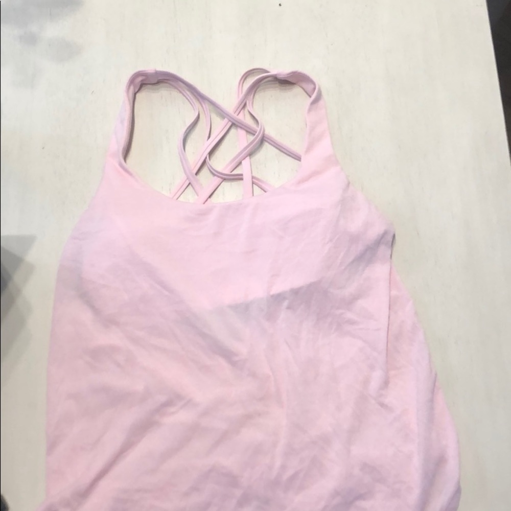 Pink Lululemon tank